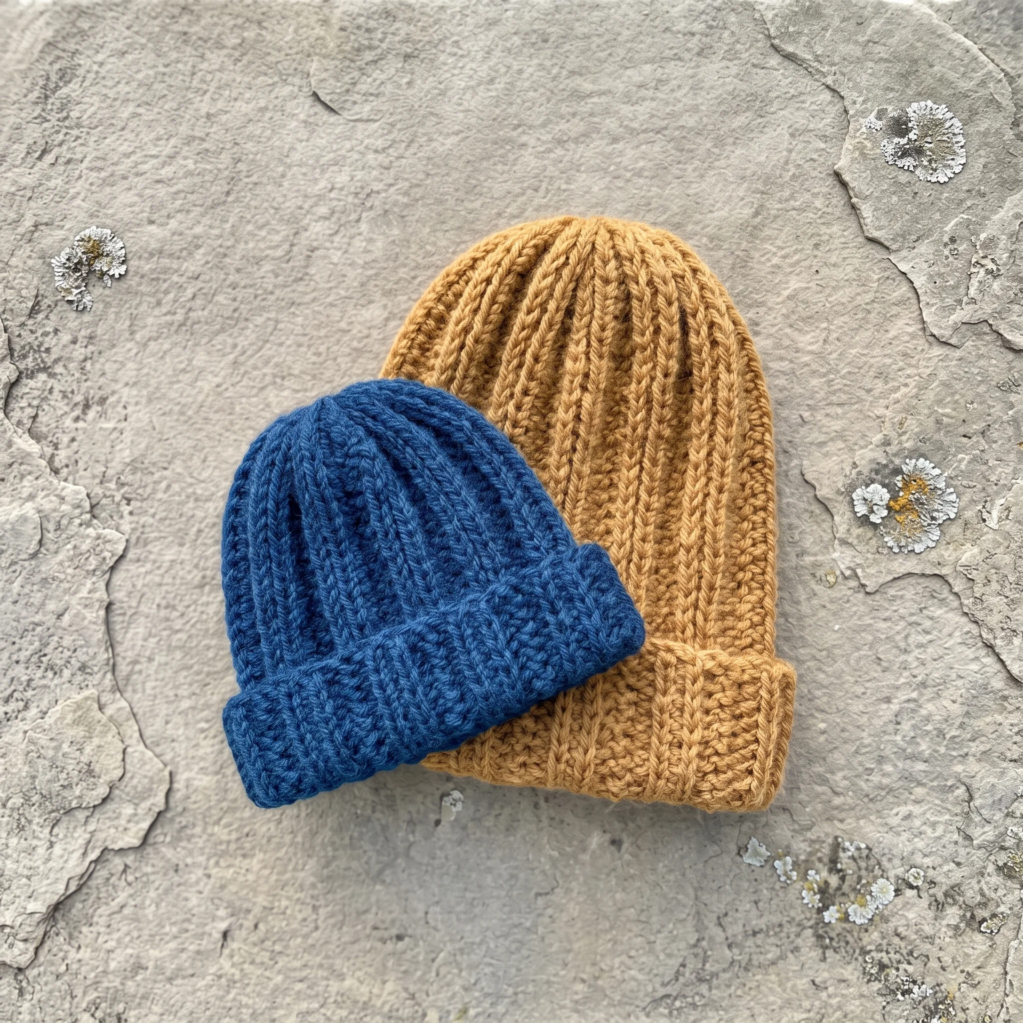 crochet ribbed beanie