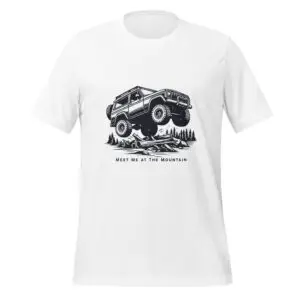 meet me at the mountain unisex t shirt