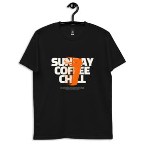 sunday coffee chill premium quality men's staple tee