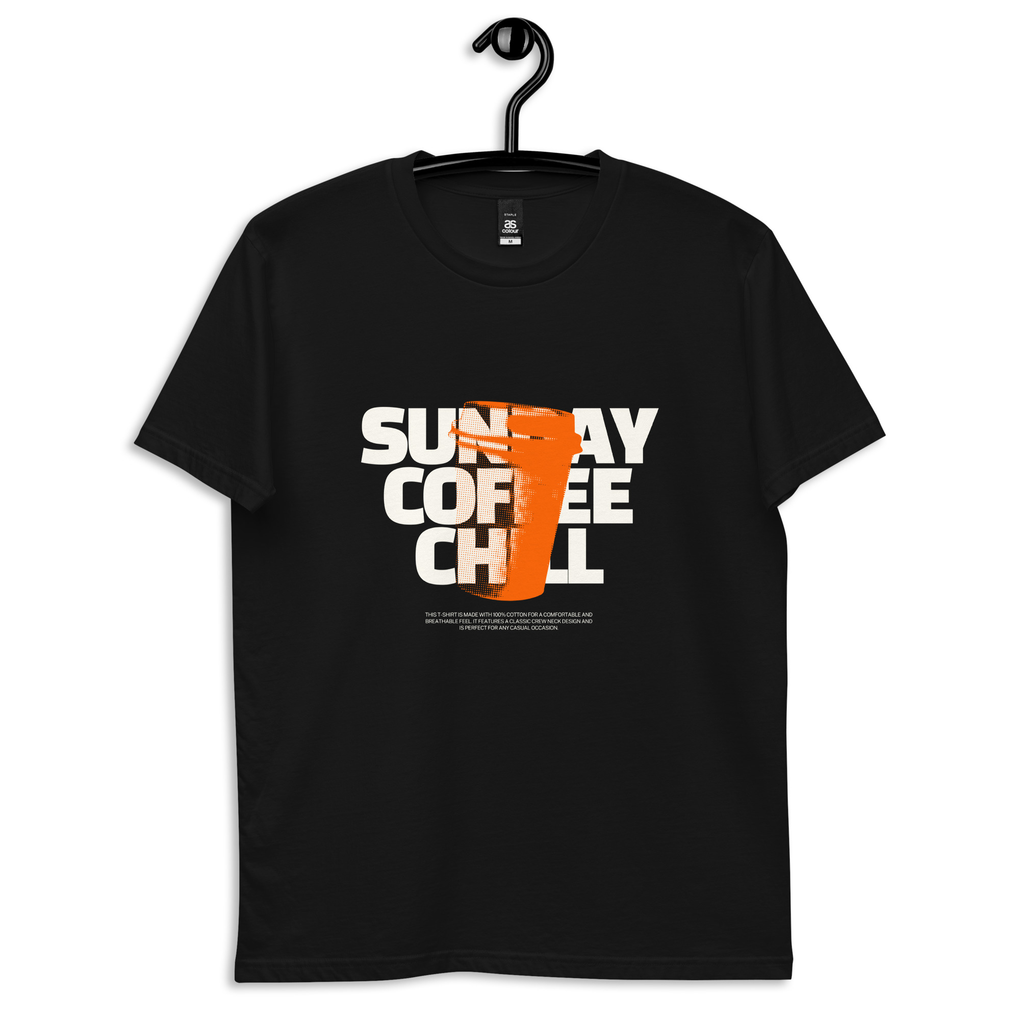 sunday coffee chill premium quality men's staple tee sunday coffee chill premium quality men's staple tee
