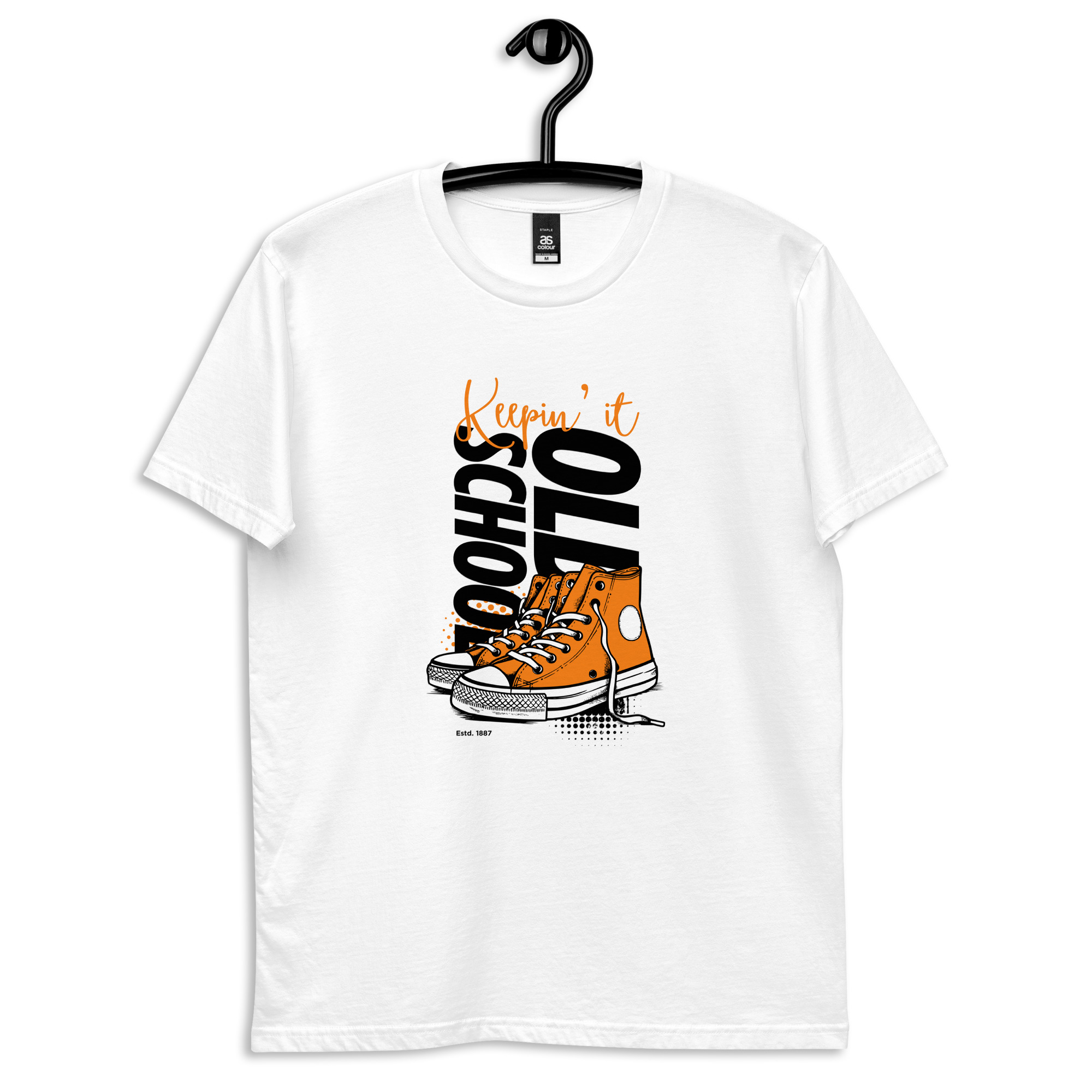 old school premium quality men's staple tee old school premium quality men's staple tee