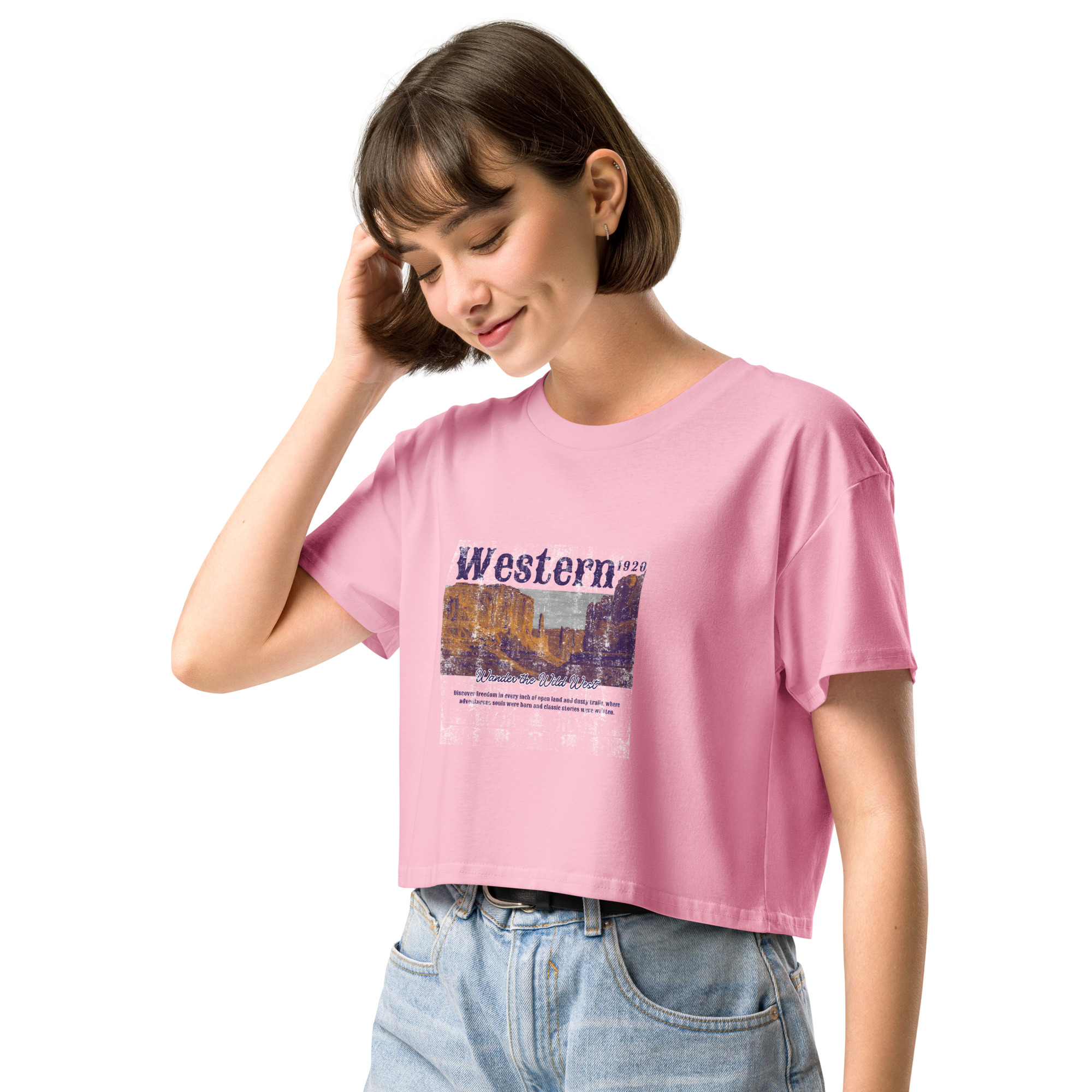 wander the wild west bubblegum women’s bubblegum crop top wander the wild west bubblegum women’s bubblegum crop top