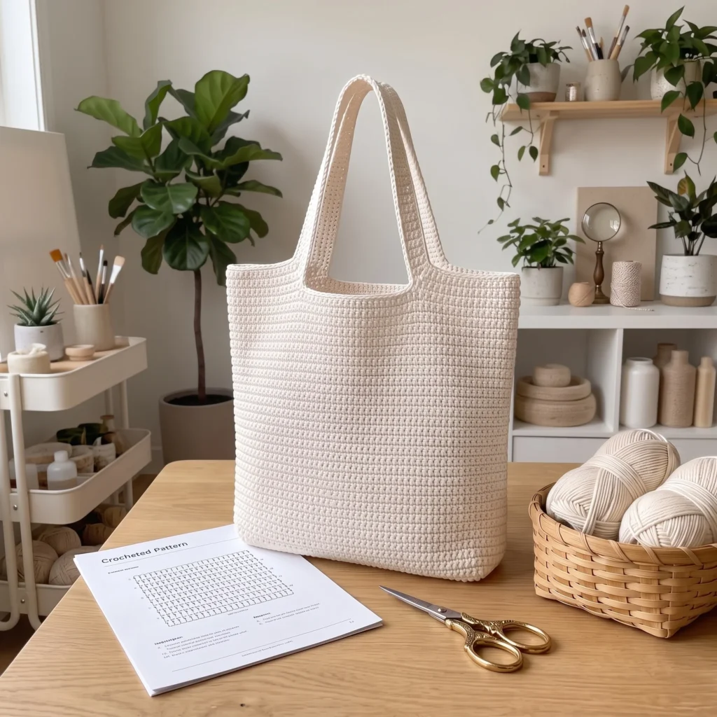 easy crochet tote bag