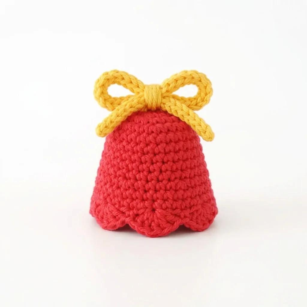 crochet bell ornament bell pattern