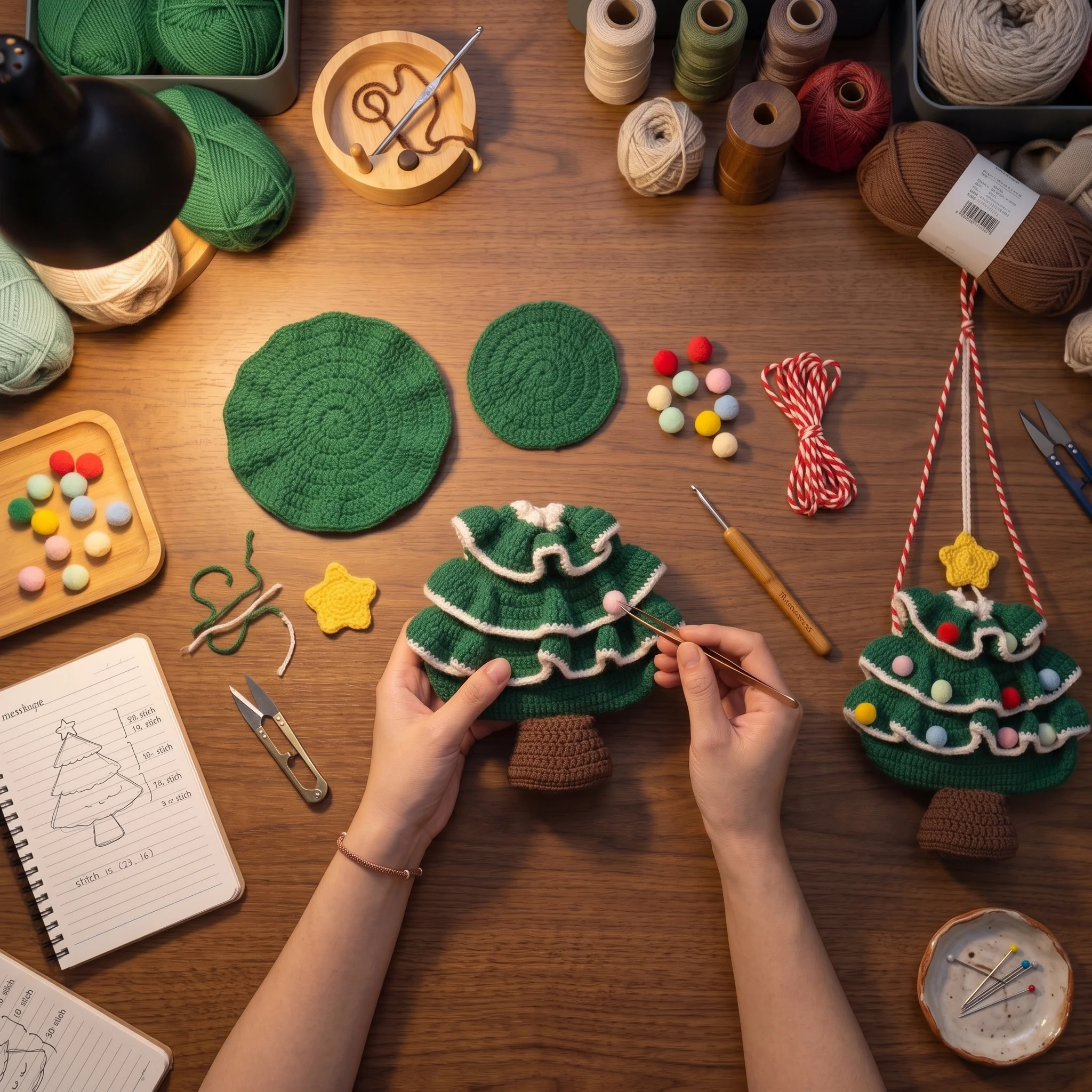 making of christmas bag